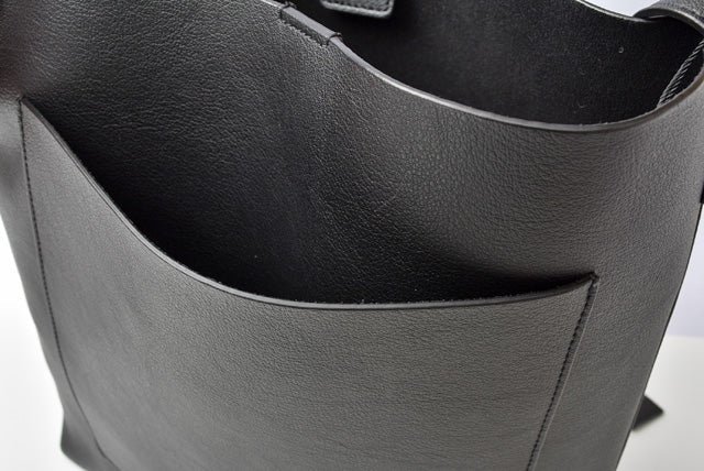 Saint Laurent- Shoulder Bag Crossbody Messenger Leather Black Saint Laurent