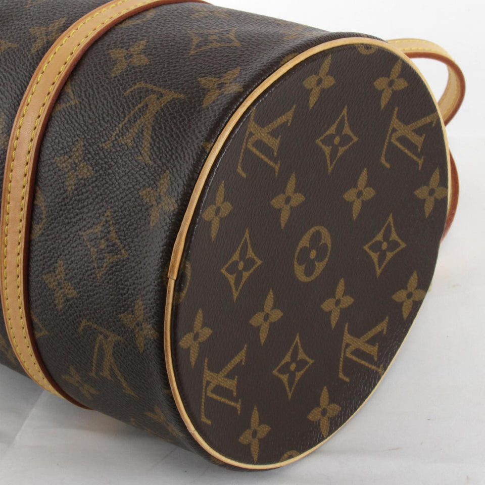Louis Vuitton Papillon With Pouch Handbag Monogram Canvas