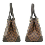 Louis Vuitton Hampstead PM Tote Bag Handbag Damier Dark Brown