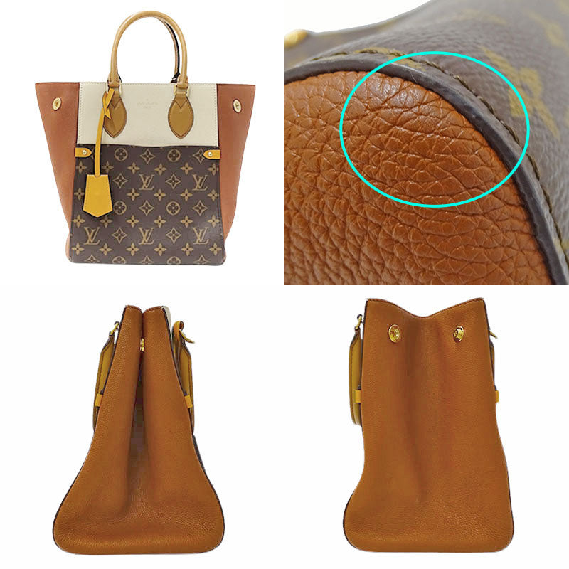Louis Vuitton Monogram Fold Tote MM Shoulder Bag