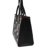 Louis Vuitton On The Go MM Tote Bag Leather Monogram
