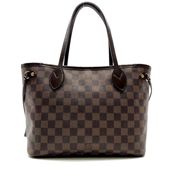 Louis Vuitton Neverfull PM Shoulder Bag Tote Bag Damier Ebene
