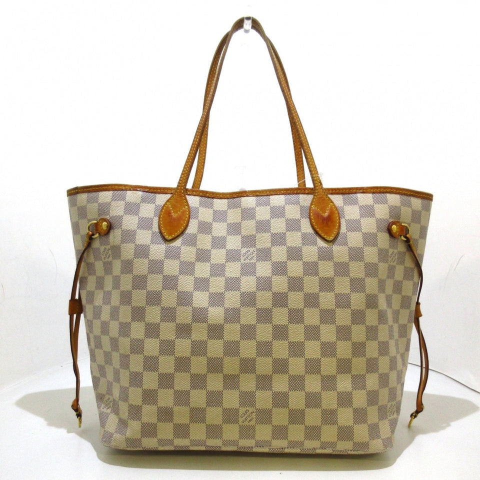 Louis Vuitton Neverfull MM Tote Bag Azure Damier Canvas