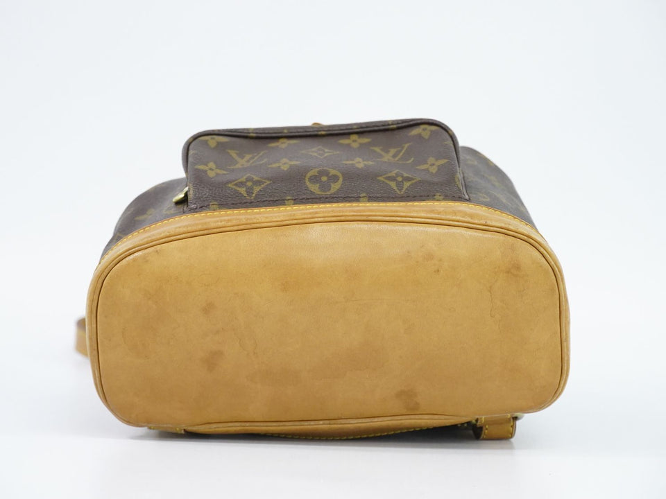Louis Vuitton Montsouris MM Rucksack Backpack Monogram Brown