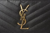 Saint Laurent- Paris Outlet Wallet Long Wallet Leather Black