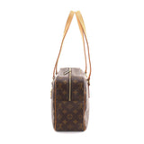 Louis Vuitton Monogram Cite GM Shoulder Bag Brown