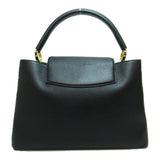 Louis Vuitton Capucines GM Taurillon Shoulder Bag Black