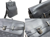 Louis Vuitton Backpack Steamer Monogram Eclipse Canvas Black