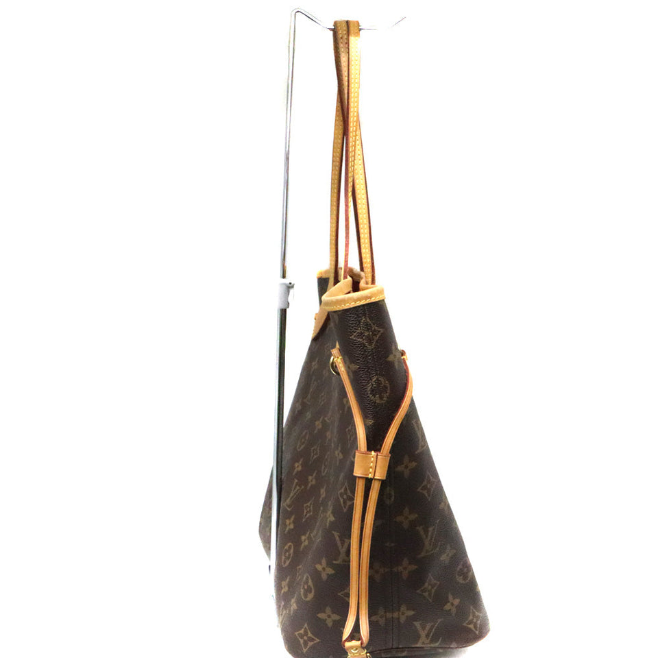 Louis Vuitton Neverfull MM Tote Bag Monogram Brown