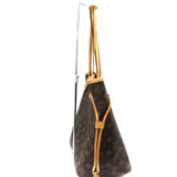 Louis Vuitton Neverfull MM Tote Bag Monogram Brown