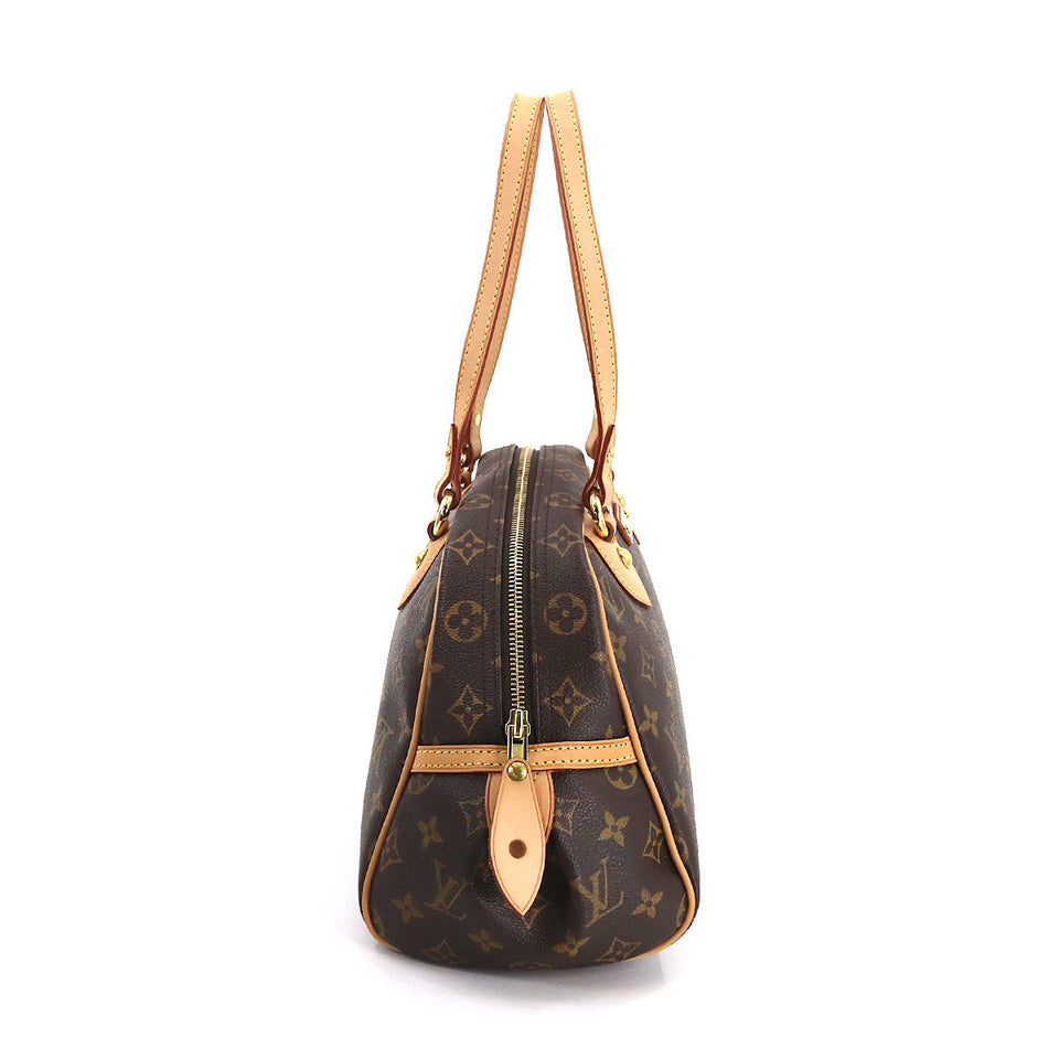 Louis Vuitton Monogram Montorgueil PM Hand Bag Brown