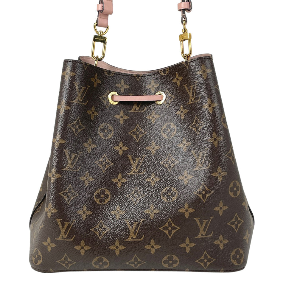 Louis Vuitton Crossbody Drawstring Shoulder Bag Monogram