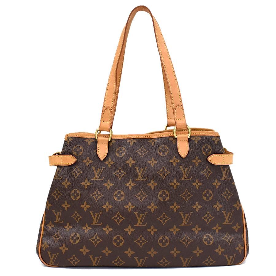 Louis Vuitton Batignolles Horizontal Shoulder Bag Monogram Brown