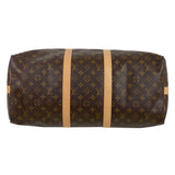 Louis Vuitton Keepall Bandouliere Boston Bag Monogram Brown