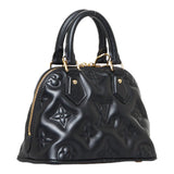 Louis Vuitton Bubblegram Alma soft BB Handbag Shoulder Bag Noir Black