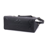 Louis Vuitton On The Go PM 2way Bag Monogram Emplant Noir Black