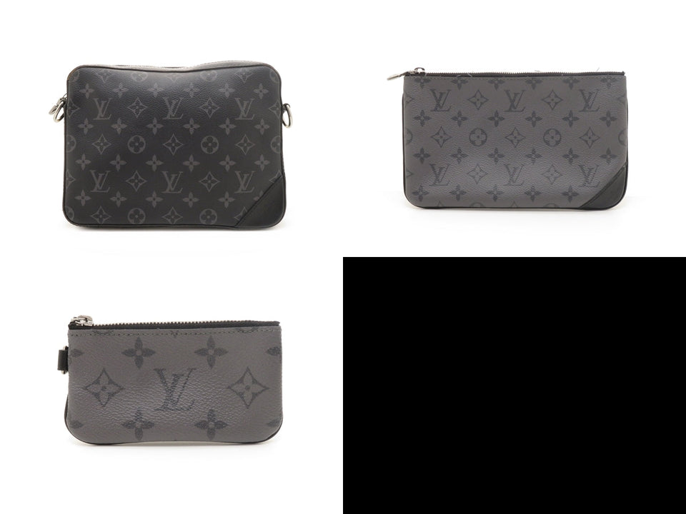 Louis Vuitton Bag Trio Messenger Monogram Eclipse