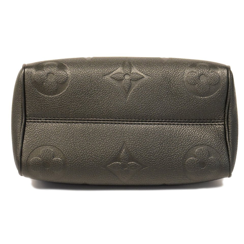 Louis Vuitton Monogram Implant Speedy Bandouliere 20 Noir Black