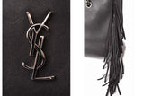 Saint Laurent- Chain Shoulder Bag Festival Fringe Black