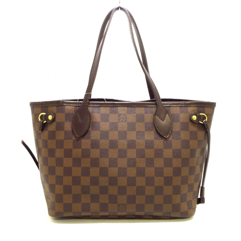 Louis Vuitton Neverfull PM Tote Bag Ebene Damier Canvas