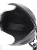 Saint Laurent- Paris Vinyl Chain Shoulder Bag Black