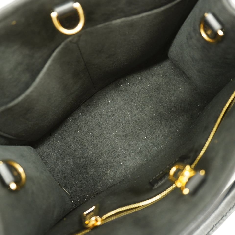 Louis Vuitton Monogram Implant On The Go PM Noir Black