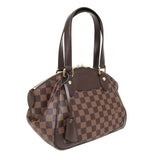 Louis Vuitton Verona PM Handbag Damier Leather Brown