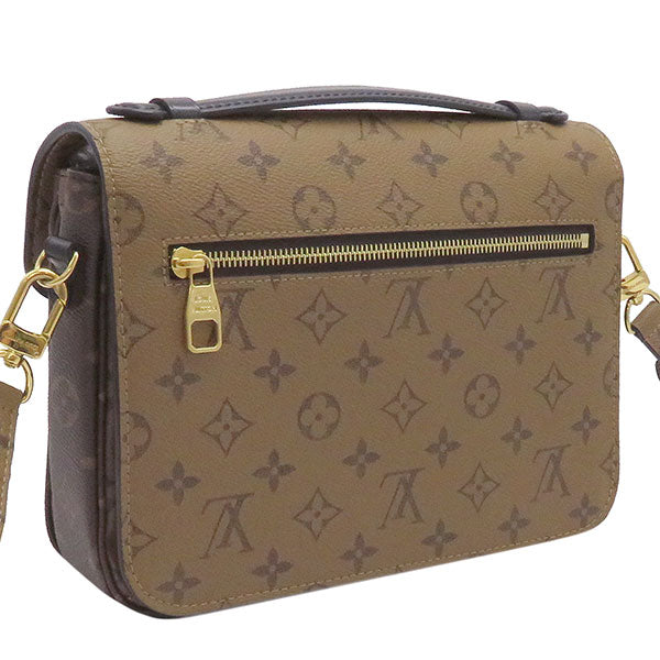Louis Vuitton 2way Bag Pochette Metis MM Monogram Brown