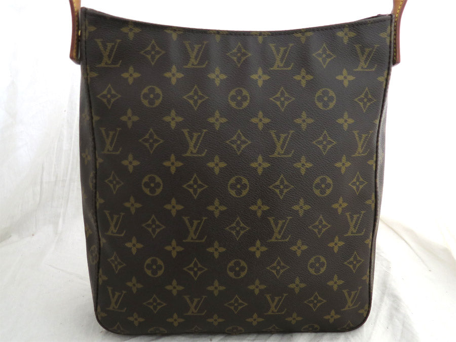 Louis Vuitton Monogram Looping MM Shoulder Bag One Shoulder Brown x Gold Hardware