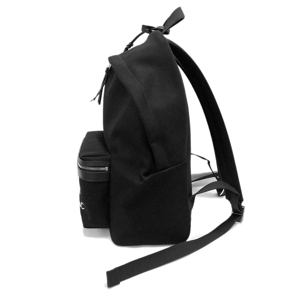 Saint Laurent- Embroidery Backpack Black