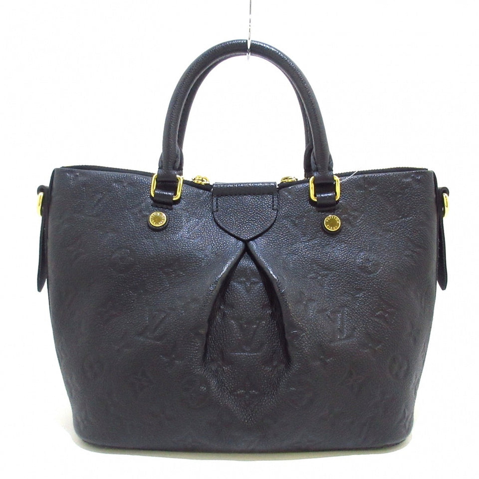 Louis Vuitton Mazarine PM Handbag Noir Monogram Empreinte Leather