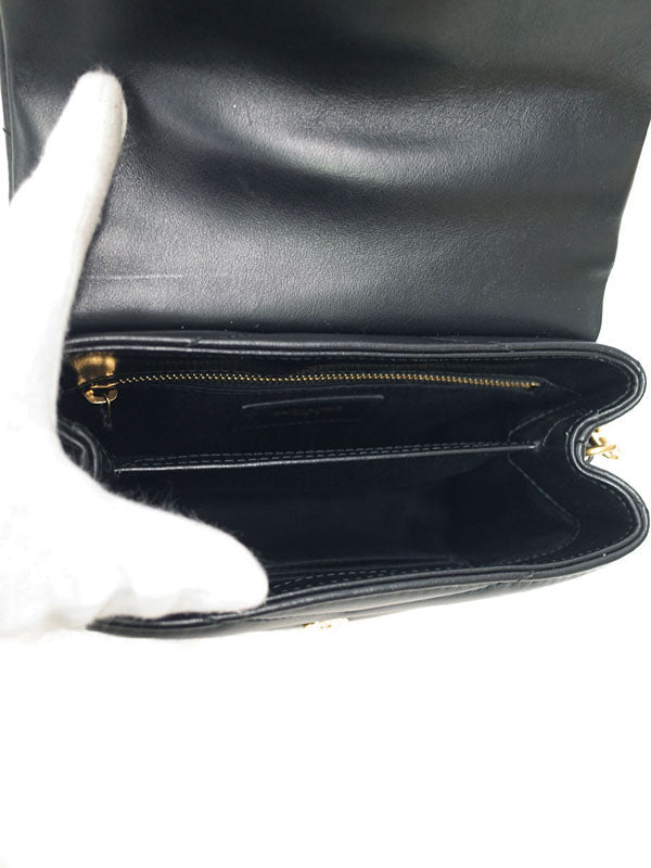 Saint Laurent- Monogram Toy Bag Shoulder Bag Black