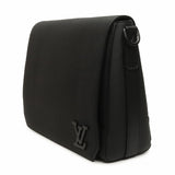 Louis Vuitton Aerogram Takeoff Messenger Shoulder Bag Diagonal Black