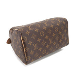 Louis Vuitton Monogram Speedy 25 Hand Bag Brown