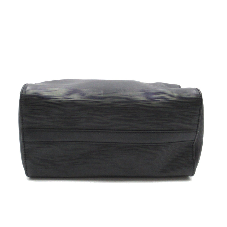 Louis Vuitton Speedy 25 Handbag Leather Epi Black