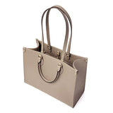Louis Vuitton On The Go MM Monogram Empreinte Tourterelle Creme