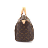 Louis Vuitton Monogram Speedy 30 Hand Bag Brown