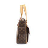 Louis Vuitton Multipli Cite Monogram Canvas Shoulder Bag Brown