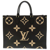 Louis Vuitton On The Go GM Monogram Emplant Empreinte BiColor Black