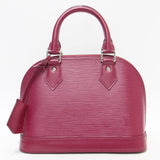 Louis Vuitton Shoulder Bag Fuchsia Alma BB Epi Red