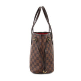 Louis Vuitton Damier Neverfull PM Tote Bag Ebene Brown