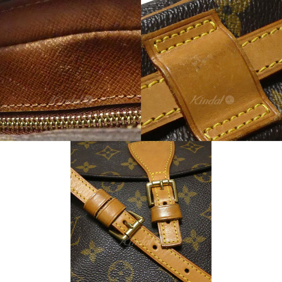 Louis Vuitton Monogram Genefille 27 Shoulder Bag Brown