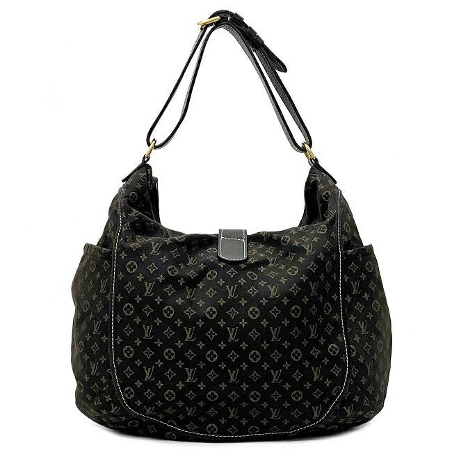 Louis Vuitton Shoulder Bag Romance Dark Brown Black Gold Monogram