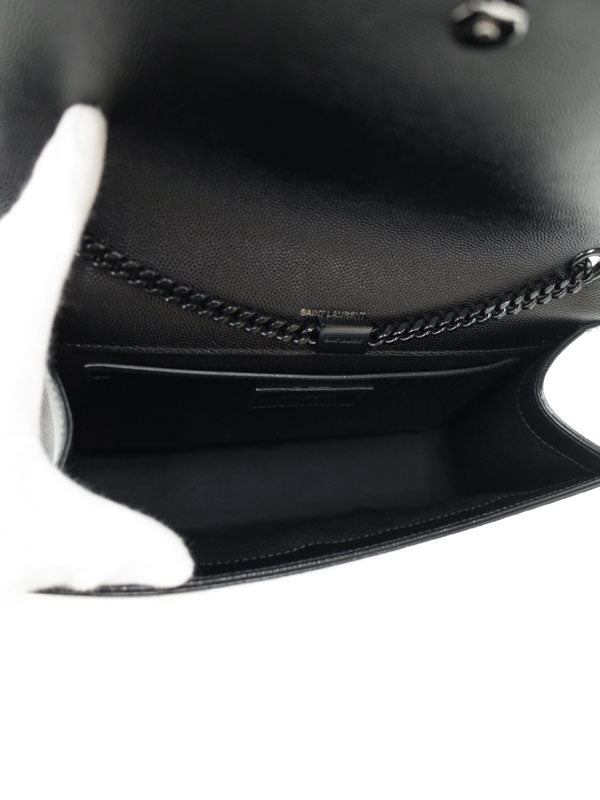 Saint Laurent- Satchel Chain Shoulder Bag Black