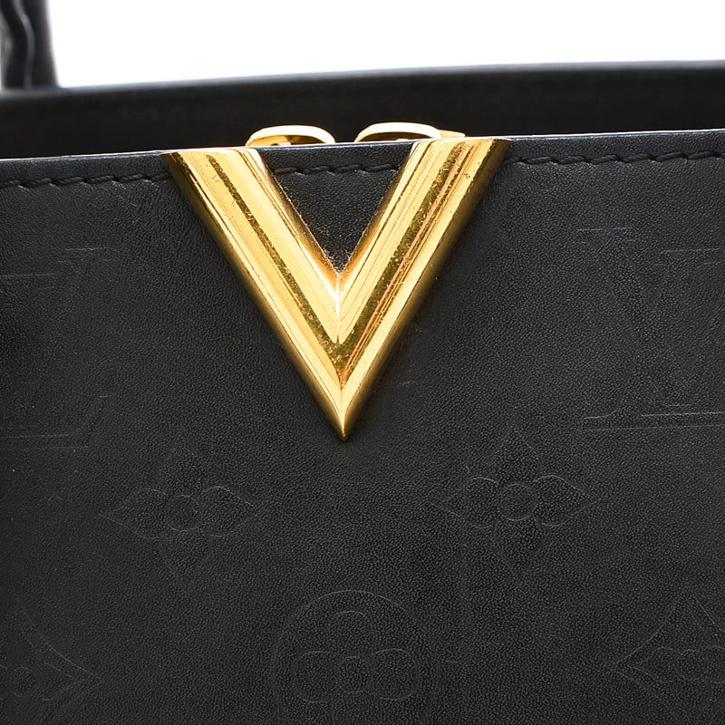 Louis Vuitton Monogram Very Tote MM Shoulder Bag Noir Black