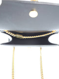 Saint Laurent- Paris Logo Kate Chain Shoulder Bag Black