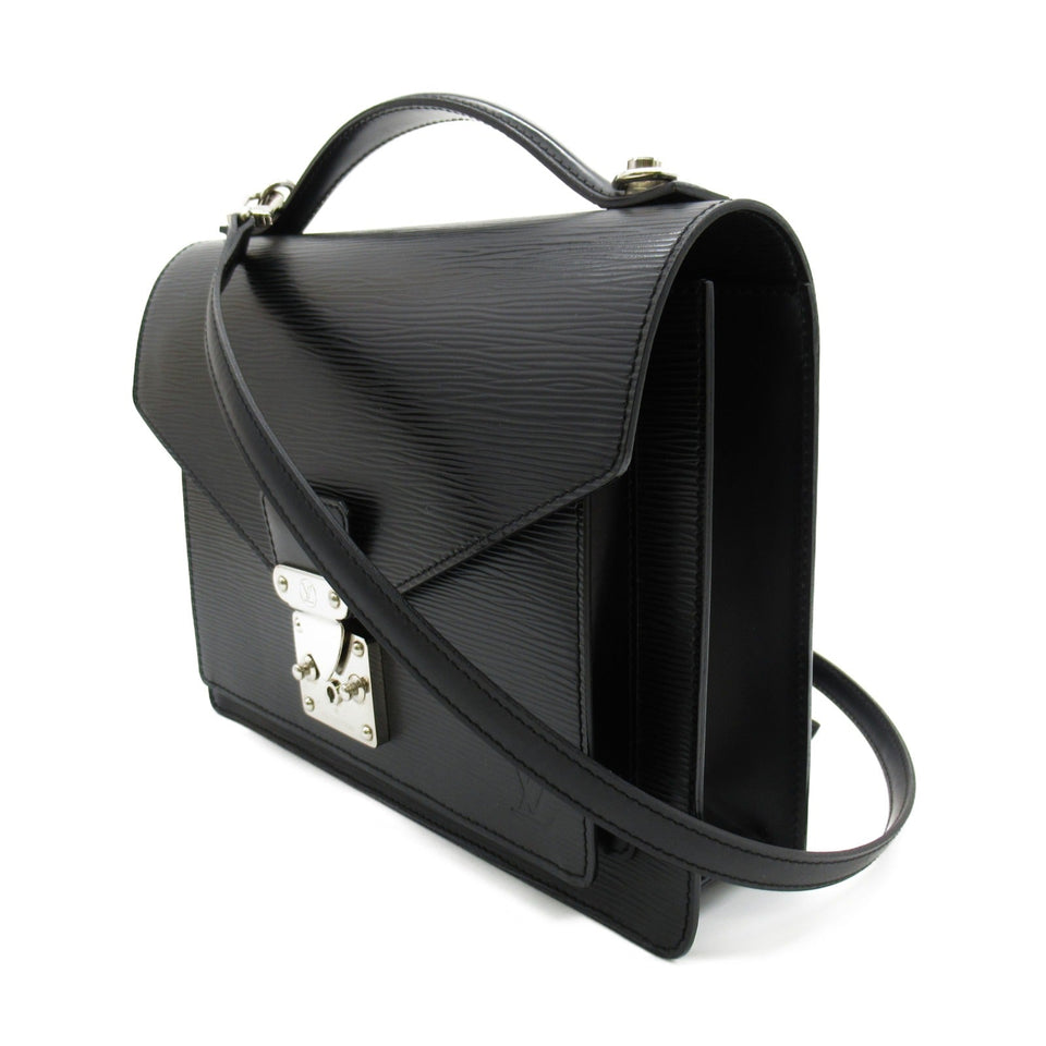 Louis Vuitton Monceau 28 Shoulder Bag 2way Black