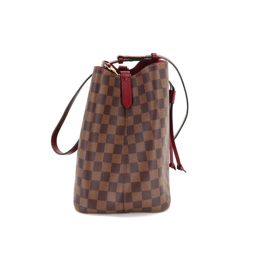 Louis Vuitton Damier Neonoe Shoulder Bag Cherry Berry Ebene