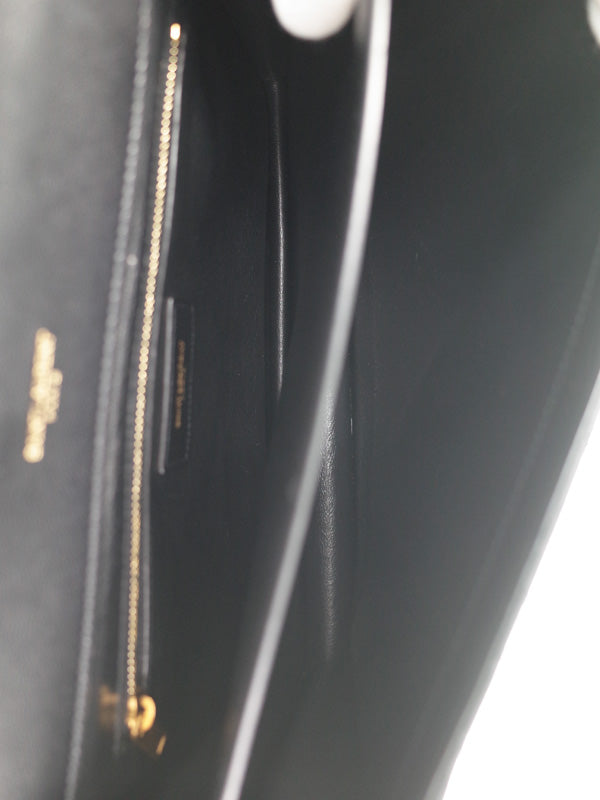 Saint Laurent- Paris Satchel Gabby Shoulder Bag Black