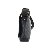 Louis Vuitton Damier Graphite District PM NV2 Shoulder Bag Black